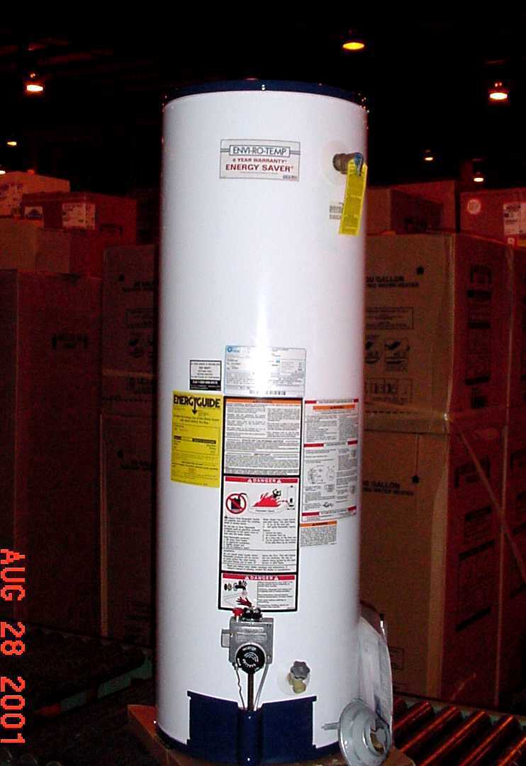 Picture of Recalled Water Heater